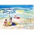 thumbnail image 1 of Betsy Drake DM391G Children At The Beach Door Mat, Large, 1 of 1