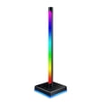 thumbnail image 1 of Rgb auricular soporte auriculares removible soporte monocromo música sincronización auriculares reducción de ruido micrófono estante suministros domésticos Inevent EL005712-00B, 1 of 7