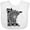 AA-White, variant on Inktastic Minnesota Silhouette Mandala Boys or Girls Baby Bib