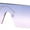 Gold - Purple Pink, variant on Womens Oversized Beveled Rimless Rectangle Mono Lens Sunglasses Gold - Smoke