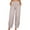 Beige, variant on fartey Wide Leg Pants for Women Plus Sise Elastic High Waist Pockets Trousers Casual Solid Color Athletic Gym Running Trousers