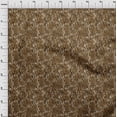 thumbnail image 4 of oneOone Tissu en Viscose Chiffon Marron Abstrait pour Robe Tissu Imprimé au Mètre 42 Pouces de Large, 4 of 4