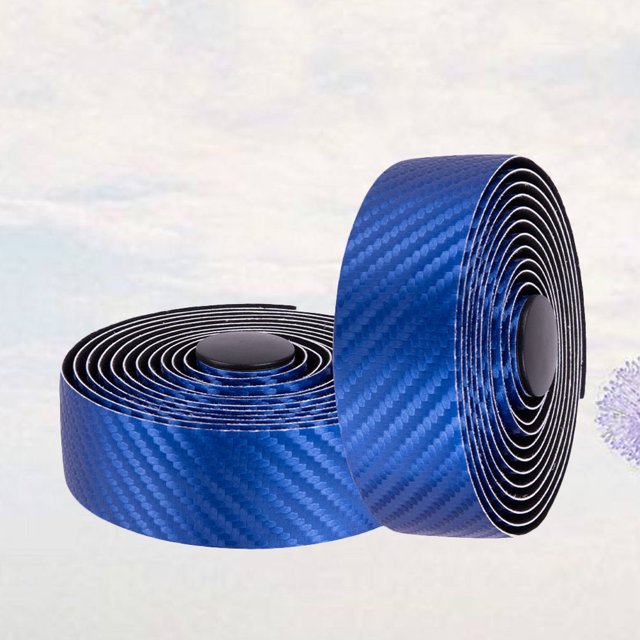 unbranded Para Manillar De En Fibra De Carbono Azul Con Alta Resistencia Antideslizante