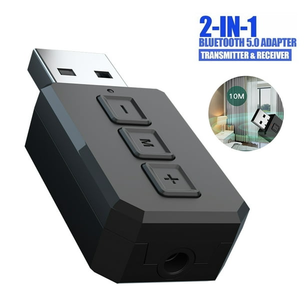 wiel Omdat Thespian ZTOO Usb Bluetooth 5.0 Audio-ontvanger Zender Aux Rca 3.5Mm Jack Stereo  Draadloze Adapters Dongle Met Mic Voor Car Tv pc Hoofdtelefoon - Walmart.com