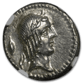 thumbnail image 3 of Roman Republic Silver Denarius L.C. Piso Frugi (c.90 BC) MS NGC, 3 of 3