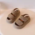 thumbnail image 3 of Zapatos sencillos de bebé para mujer, sandalias de fondo suave anticolisión para niños de 1 a 3 años, zapatos de playa para aprender a caminar, 3 of 4