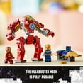 thumbnail image 6 of LEGO Marvel Iron Man Hulkbuster vs. Thanos 76263 Building Toy Set with Thanos and Iron Man Figures, Hulkbuster Toy with Posable Mech for Super Hero Battle Action, Fun Marvel Toy for Kids Ages 4 and Up, 6 of 8