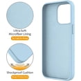 thumbnail image 3 of Entronix Silicone Case Designed for Apple iPhone 16 Pro with Stand, Protection Shockproof Dropproof Dustproof Slim Design Phone Cover for Apple iPhone 16 Pro, Light Blue, 3 of 6