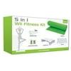 Digital Gadgets 5 in 1 Nintendo Wii Fitness Accessory Kit Exercise Yoga Mat Green