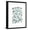 Black Frame, variant on Art.com Watercolor Drops II Art Print by Grace Popp, 12" x 16"