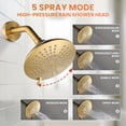 thumbnail image 4 of Wowow Single Handle 5-Spray Shower Faucet 1.8 GPM with Pressure Balance in Gold, 4 of 8
