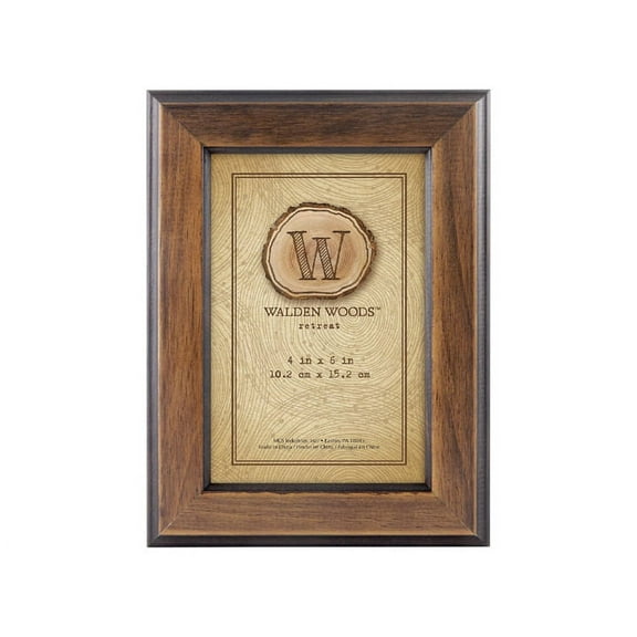 MCS Walden Woods Retreat Frames - Warm Walnut, 4" x 6"