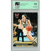 Caitlin Clark 2023 Bowman University Now #24 Big Ten Leader Rookie Card PGI 10
