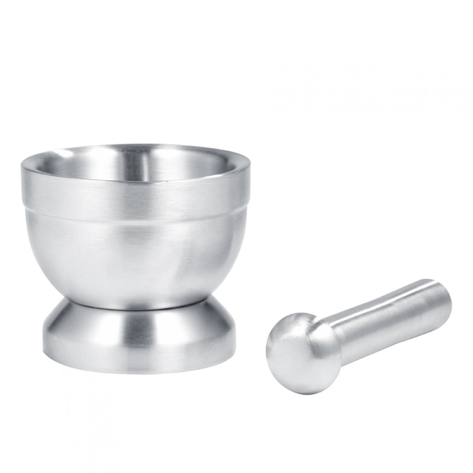 Lv. life Stainless Steel Mortar and Pestle Mixing Grinding Bowl Set