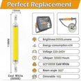 thumbnail image 5 of LED R7s 118mm Light Bulb, 40W Equivalent, 6000K Daylight White, 3000 Lumens, Dimmable Energy Saver, 5 of 5