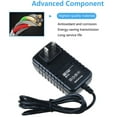 thumbnail image 2 of KONKIN BOO Compatible 3-Pin Global AC / DC Adapter Replacement for Mass Power SHF1200200A1BA 3 Prong Connector Power Supply Cord Cable PS Charger, 2 of 5