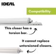 thumbnail image 3 of Heavy Screen and Storm Door Closer with Torsion Bar Matte .; L x .; W x . ;H, 3 of 5