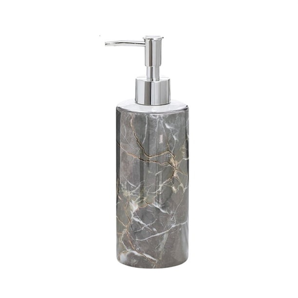Dispensador de jabón líquido de cerámica for encimera, baño, cocina, manos o lavavajillas, 390 ml