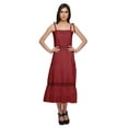 thumbnail image 1 of Moomaya Robe Longue Maxi Unie pour Femmes à Bretelles Réglables Vêtements d'Été, 1 of 6
