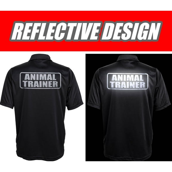 Animal Trainer Polo REFLECTIVE design, Performance Polo