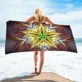 thumbnail image 2 of Zatoumnr Travel and Swimming Microfiber Beach Towel, Geometric Print, Lightweight Square, Sandproof Blanket, Multi-Functional Vacation Necessities Gifts Swim Towels, 2 of 8