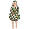thumbnail image 7 of Simple Colorful Spots Hooded Beach Towel Kids Bath Towels Quick Dry for Pool Swiming 50" x 23.5" Microfiber Soft Bathrobe, 7 of 7