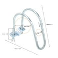 thumbnail image 2 of Cross-Connector Vertical Pipe Clip, 4 Pack Fit 2"(50mm), 2-61/64"(75mm) Crossover Buckle, 2 of 6