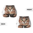 thumbnail image 5 of Naloa Cat Holding Mugshot Sign Biker Shorts for Women Seamless Scrunch Short Women’s Yoga Shorts for Gym Running Sport Shorts - XX-Large, 5 of 9