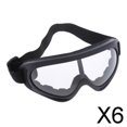 thumbnail image 1 of DYNWAVECA 5-6pack Motorcycle Riding Goggles Anti-Sand/Dust/ Protective Glasses Clear 6 Pcs, 1 of 8