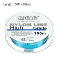 thumbnail image 2 of Uxcell 109Yard 3Lb Fluorocarbon Coated Monofilament Nylon Fishing Line Sea Blue, 2 of 7