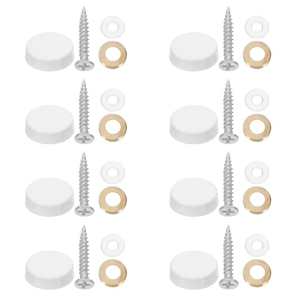 NUOLUX 16Jgo Tornillos Con Tapas Para De Inoxidable Elegantes Y Resistentes Para Uso Doméstico