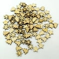 thumbnail image 4 of Abbraccia 6x100 Pieces Assorted Christmas Tree Snowflake Embellishments 15mm, 4 of 9