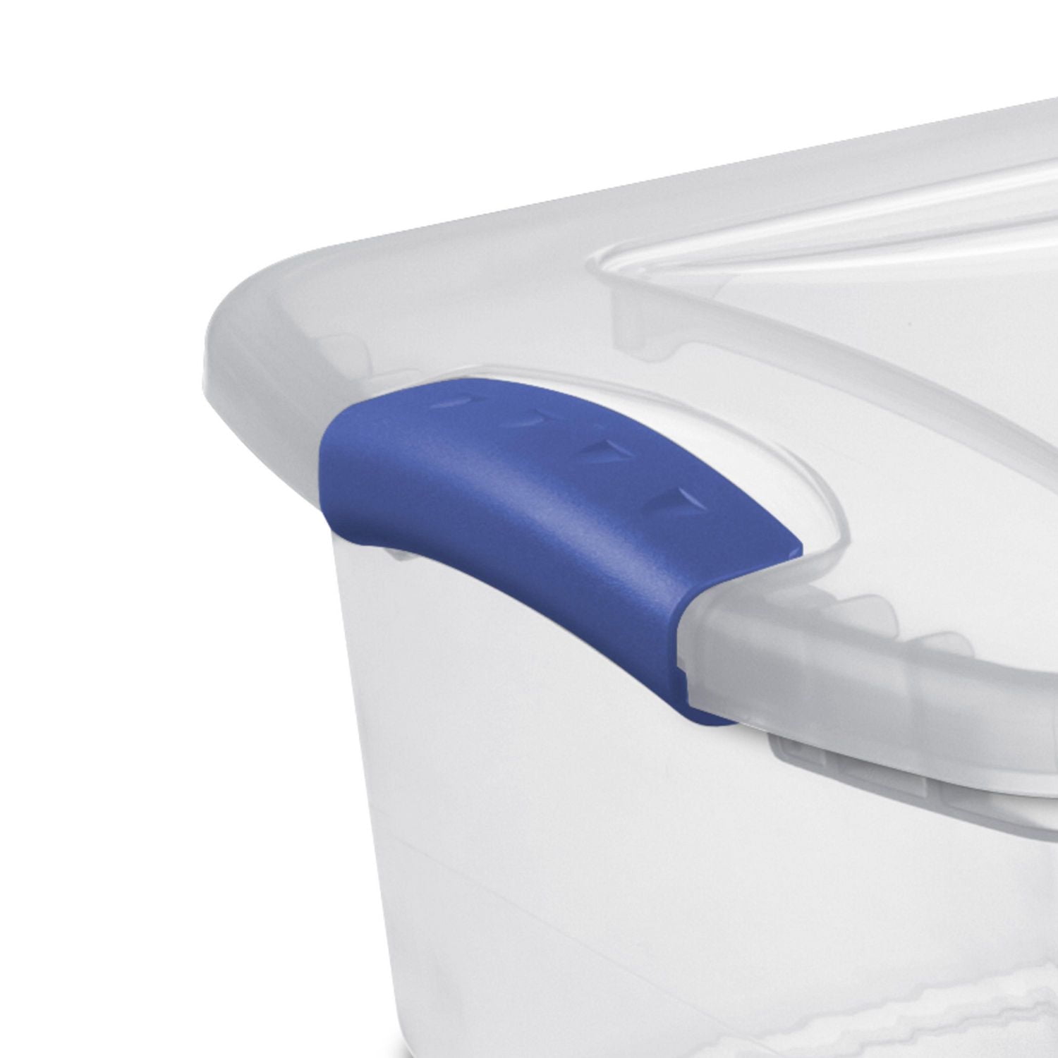 Sterilite 14L Latch Box- Blue, 14 L Latch Box