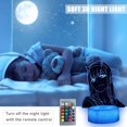 thumbnail image 4 of ALLODUCK Zero Two Lámpara de Mesa Luz Nocturna 3D 16 Colores, 4 of 7