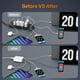 thumbnail image 5 of Bloque de cargador rápido USB C, 120 W GaN 6 puertos (6 x 20 W) tipo C PD cargador, enchufe adaptado, 5 of 7