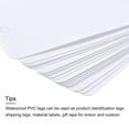 thumbnail image 4 of Uxcell Waterproof Eyelet Hole Plastic Shipping Tags,Outdoor Tags,30x50mm White 100pack, 4 of 5