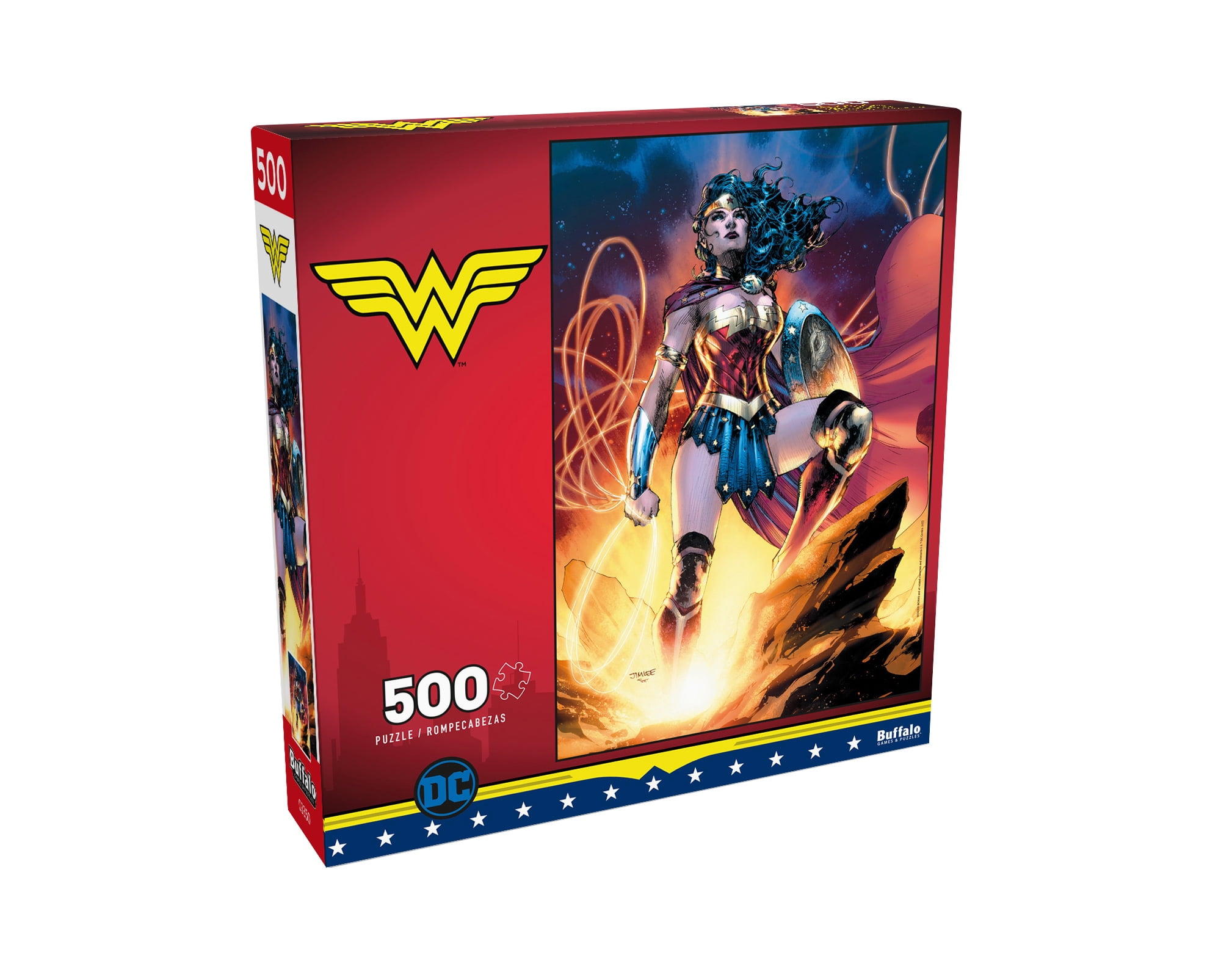Buffalo Games 500-Piece Warner Brothers Wonder Woman Jigsaw Puzzle