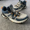 thumbnail image 1 of New Balance Fresh Foam Hierro v5 Shoes Gray Blue Vibram Soles Size 11.5 2E Wide, 1 of 5