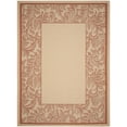 thumbnail image 2 of Safavieh Courtyard Steve Oriental Indoor/Outdoor Area Rug, Natural/Terracotta, 8' x 11', 2 of 9