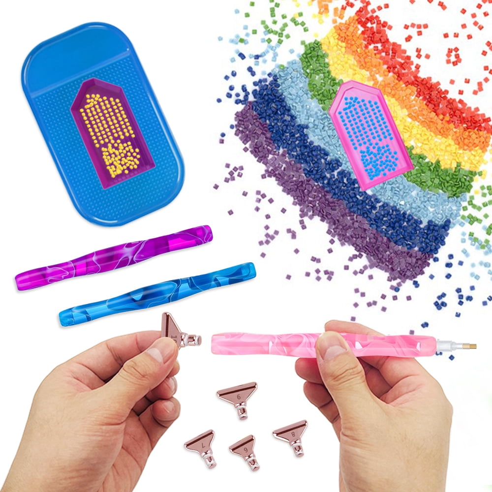 45 Pcs Diamond Art Paintings Pen Kits, SENHAI Diamond Art Pens 5D Diamond Paint Accessories Tools for DIY Craft for Adults Kids