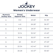 Jockey Womens 100% Cotton Elance String Bikini - 6 Pack