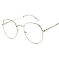 thumbnail image 1 of Flmtop Lunettes de Vue Rondes Anti-Radiation Vintage pour Étudiants, 1 of 10