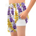 thumbnail image 4 of joogoo Lavender Flowers Autumn Boys Swim Trunks Beach Swimsuit Shorts Boxer 8Y, 4 of 8