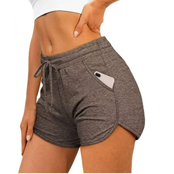 Lazybaby Women's Activewear Shorts Workout Running Lounge Shorts Casual