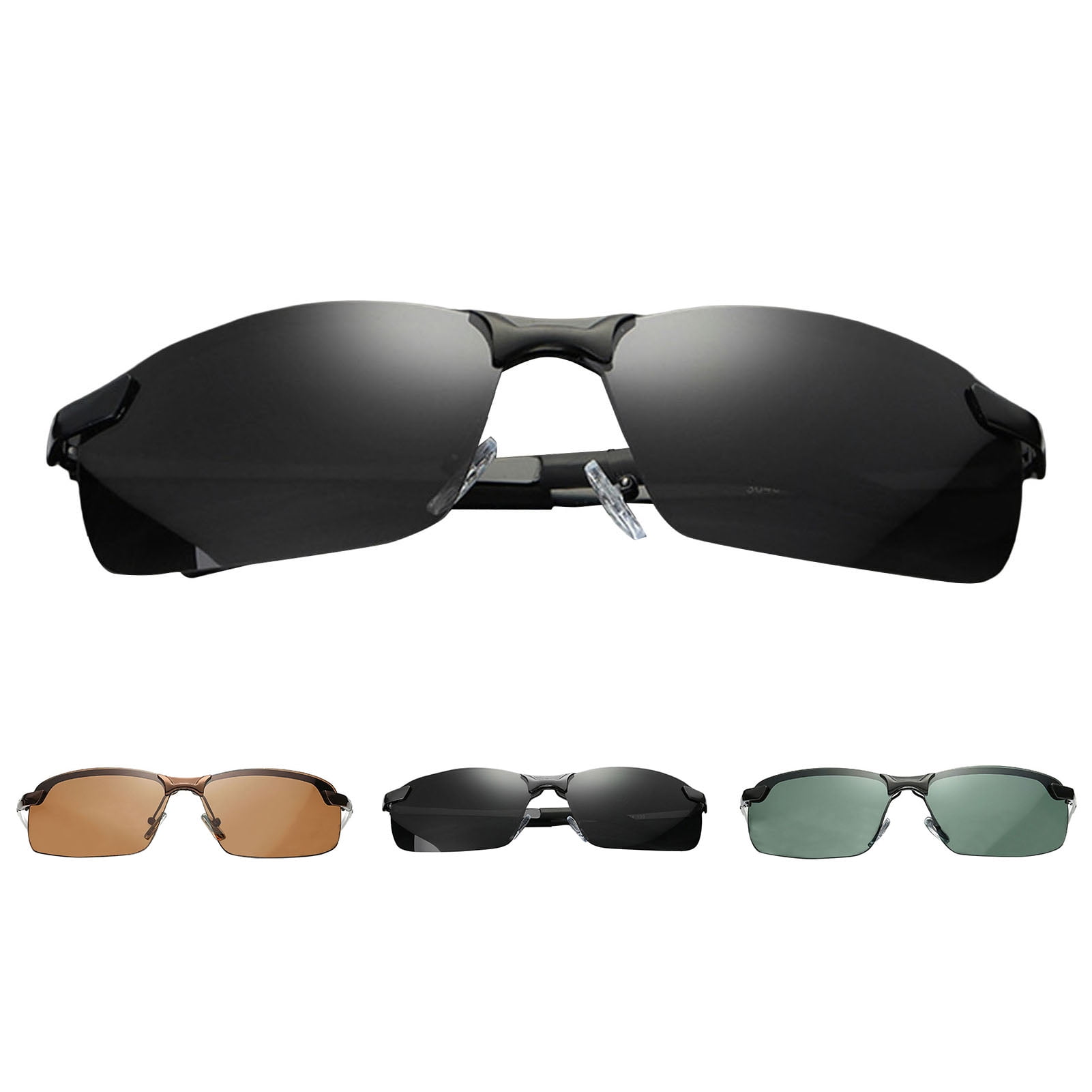 Driving Sunglasses Day Night Dual Use Nightvision Polarized UV400