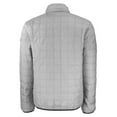 thumbnail image 3 of Men's Cutter & Buck Gray Cleveland Guardians Big & Tall Rainier PrimaLoft- Eco Insulated Full-Zip Puffer Jacket, 3 of 3