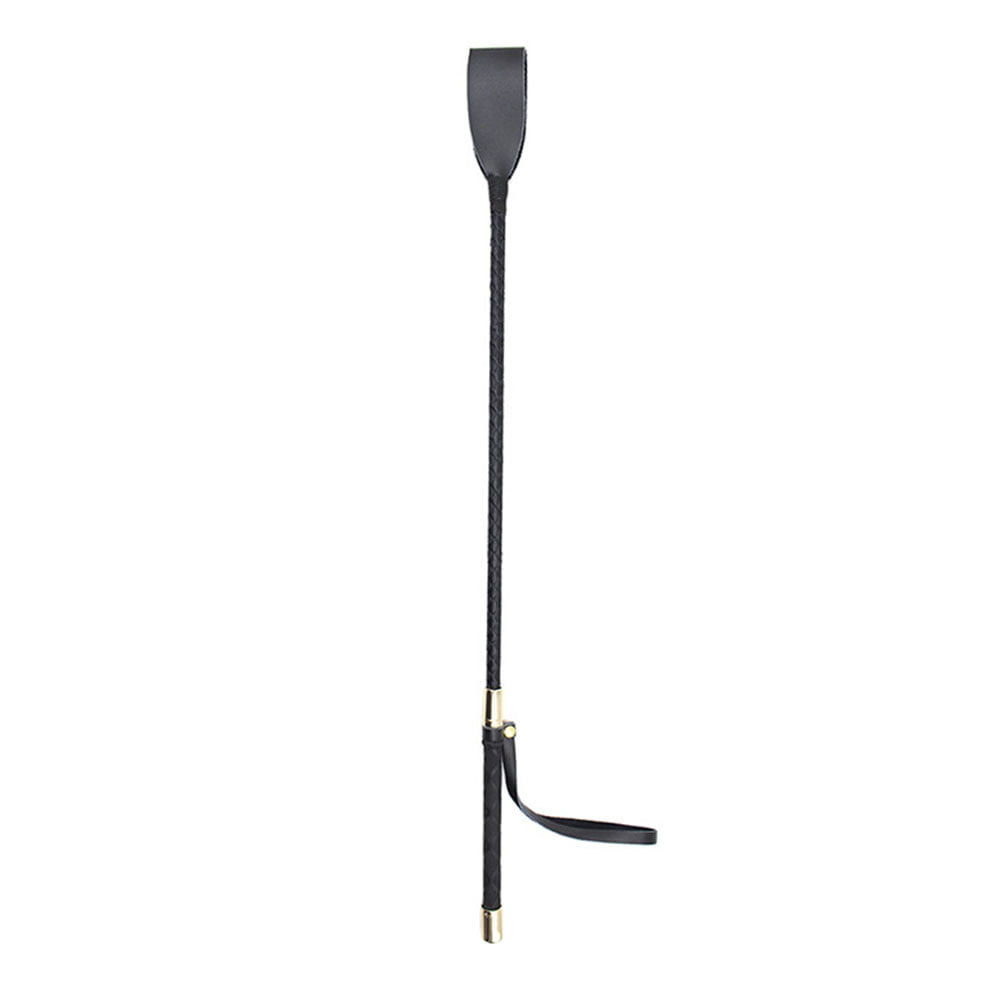 Riding Crop PU Leather Pointer Non Slip Outdoor Horse Whip Portable With Handle 