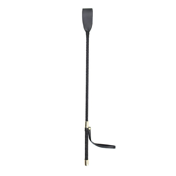 Lightweight Riding Crop With Handle PU Leather Lash Supplies Horse Whip Pointer