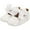 White, variant on Girls Baby First Walking Shoes 0-1 Years Infant Dress Shoes Flats Flat Shoelace Bowknot Non-Slip Toddler Princess Dress Toddler Shoes White