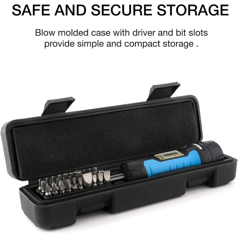 Neiko 10574A 1/4” Drive Torque Wrench Screwdriver Set | 30 Pieces